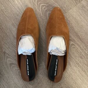 Who What Wear Tan Suede Loafers